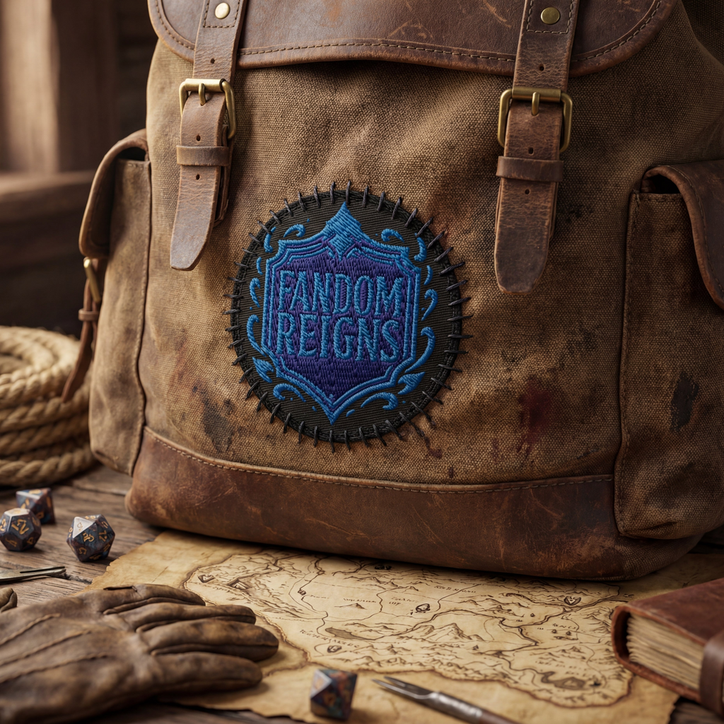 Fandom Reigns Circular Embroidered Patch | Official Merch | Fandom Reigns