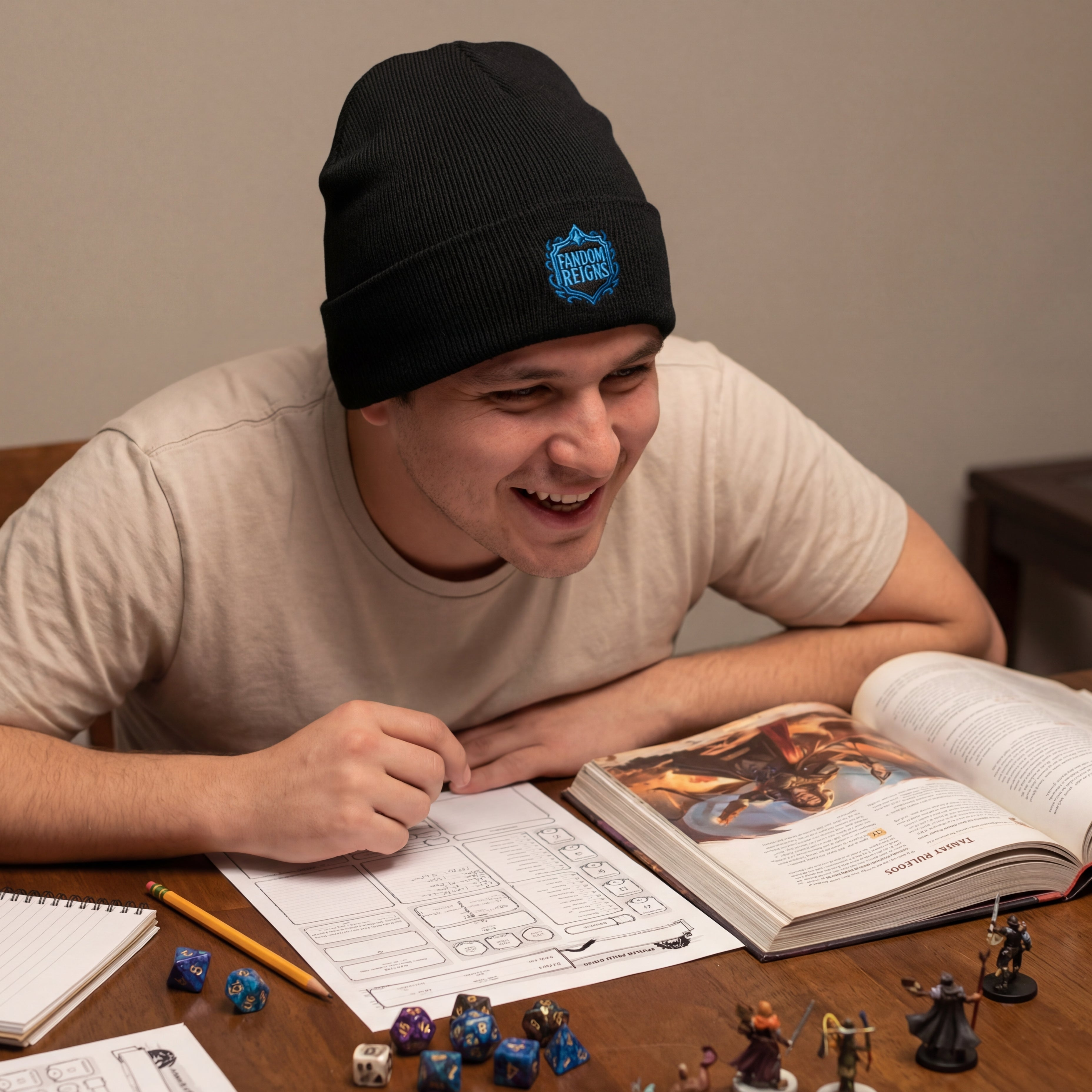 Gorro Bordado Fandom Reigns – Merch Oficial de Fantasía RPG | Estilo D&D Premium