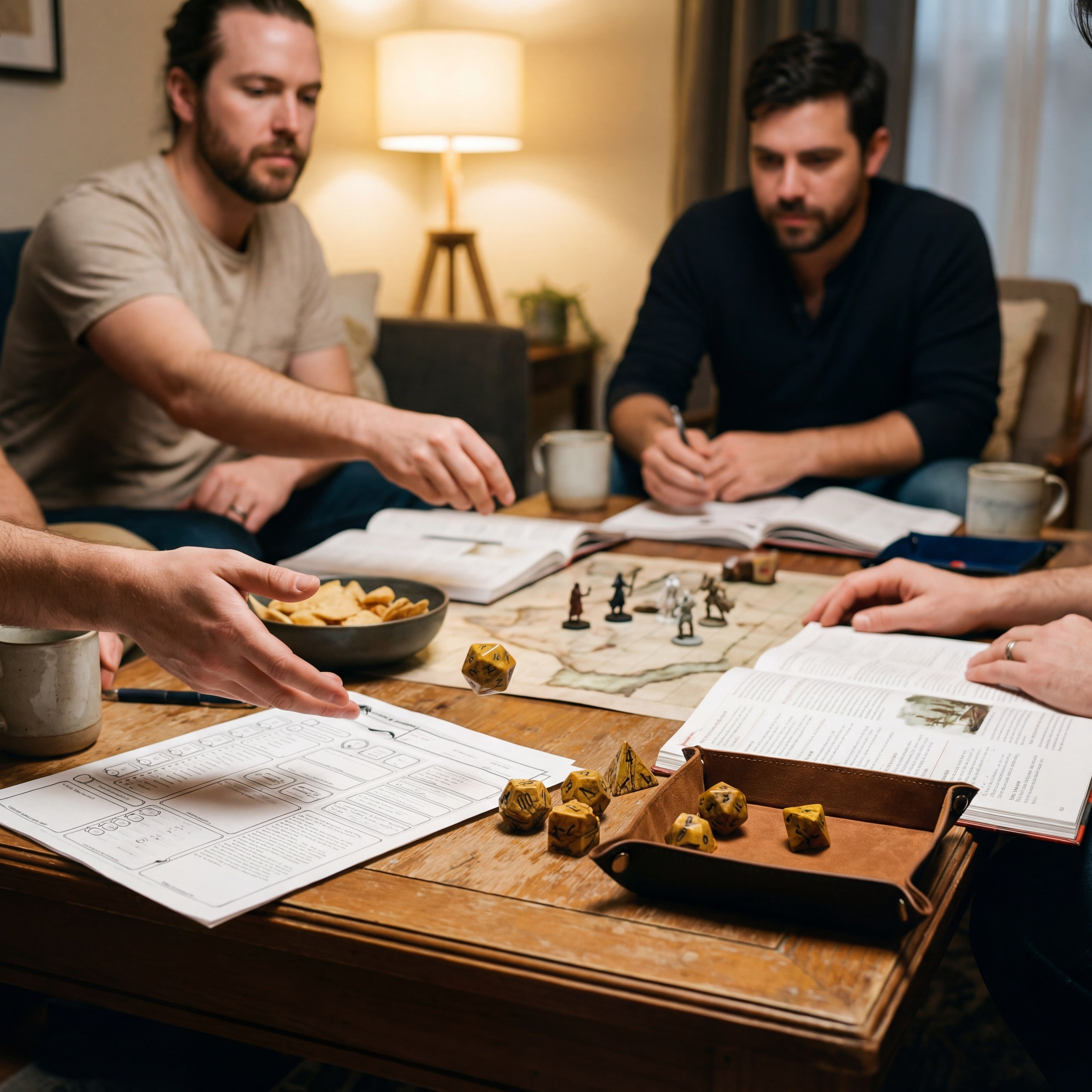 Infernal Pact Crimson Dice — Red Crystal Polyhedral Dice Set for RPG | Fandom Reigns