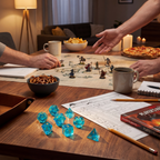 Infernal Pact Crimson Dice — Red Crystal Polyhedral Dice Set for RPG | Fandom Reigns